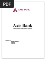 Axis Bank: Management Information System