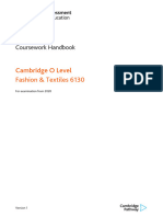 6130 Coursework Handbook (For Examination From 2020)