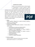 Economia Bajo en Carbono y Economia Circular