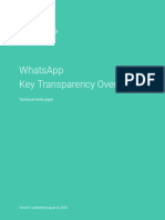 Whatsapp Key Transparency Overview: Technical White Paper