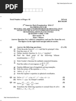 Btech 3 Sem Bscm1205 Mathematics 3 2017