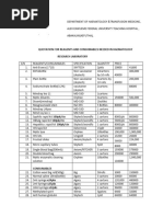 Department of Haematology