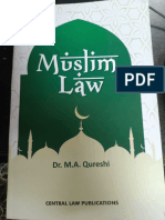 Muslim Law - Qureshi