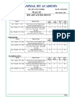 03-04-2022 Xi Iit - Wat-25 - (2019-P2) QP