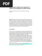 Experimental Evaluation and Comparison of LiDAR SLAM Algorithms For Mobile Robotics