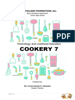 Module 1 in Cookery