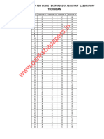 Arogya Vibhag Laboratory Technician Answer Key 2017