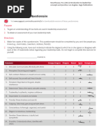 Leadership Trait Questionaire Northhouse