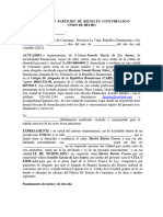 Demanda en Particion de Ex Concubinos