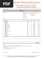 Burj Kerala Auto Maint.: Estimate