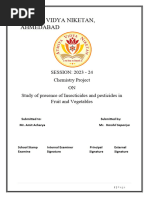 Chemistry Pesticides and Insecticides