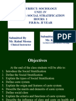 Social Stratification