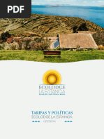 Politicas - y - Tarifario - Ecolodge - La - Estancia - 2024