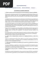 Cuestionario de Economia Dominicana