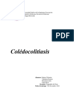 Informe Coledocolitiasis