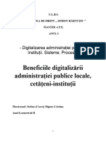 Stefan (Cocea) Olguta-Beneficiile Digitalizarii