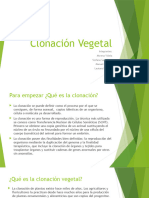 Clonación Vegetal