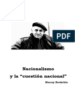 Nacionalismo y Liberación Nacional - Murray Bookchin