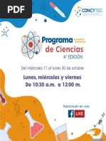 Brochure - Programa de Ciencias - 2023