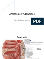 Amígdalas y Adenoides