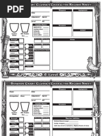 DCC RPG Sheets