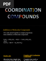 Chem Chap 5 Coordination Compounds