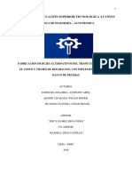 Fabricación de Bujes Alternativos Del Trapecio para Reducir El Costo y Tiempo de Reparacion, Con Implementacion de Un Banco de Pruebas