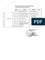 RUNDOWN KEGIATAN BERBAGI TA'jil