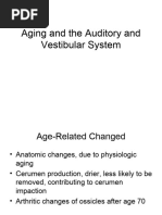 Aging and Auditory