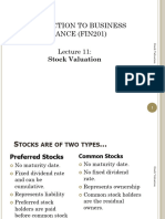 Stock Valuation