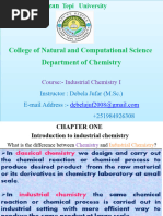 Industrial Chemistry I