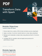 De Mod 2 Transform Data With Spark