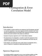 Cointegration & Error Correlation Model