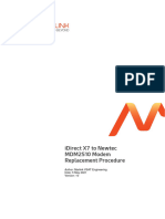 Idirect X7 To Newtec MDM2510 Modem Replacement Procedure Standard V10