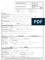 Annual Leave Form