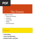 The Enemy Notes