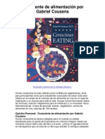 Consciente de Alimentación Por Gabriel Cousens - 5 Estrellas Reseña Del Libro