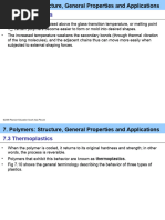 Chapter 3 Polymers Thermoplastics and Additives