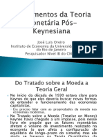 HPE - Slides Baseados em Carvalho F C. (1989) Fundamentos Da Escola Pós-Keynesiana - A Teoria de Uma Economia