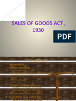 Sale of Goods