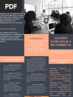 Triptico Gestion de Empresas