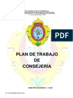 Plan de Consejeriaa 2023