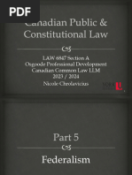 Canadian Public and Constitutional Law 6847A Class 3 Slides