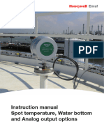 PMT Hps Honeywell Enraf Spot Temperature and Water Bottom Instruction Manual 6