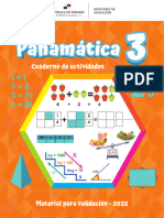 Cuarderno de Actividades-Panamática-3er Grado-2022,1er Trim