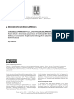 Alejo Petrosini. Estrategias para Renovar La Historiografía Argentina