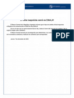 El Comunicado Del BCRA Sobre La Suba Del Dólar Oficial