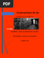 Generacion de Computadora