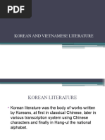 Korean and Vietnamese Literature