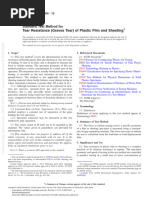 ASTM D1004 - 13-Standard Test Method For Tear Resistance (Graves Tear) of Plastic Film and Sheeting